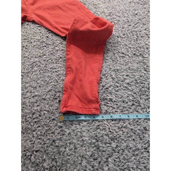 Rag & Bone Jeans Womens 26 Pink Zipper Capri Skinny Distressed Low Rise Stretch - Picture 10 of 11